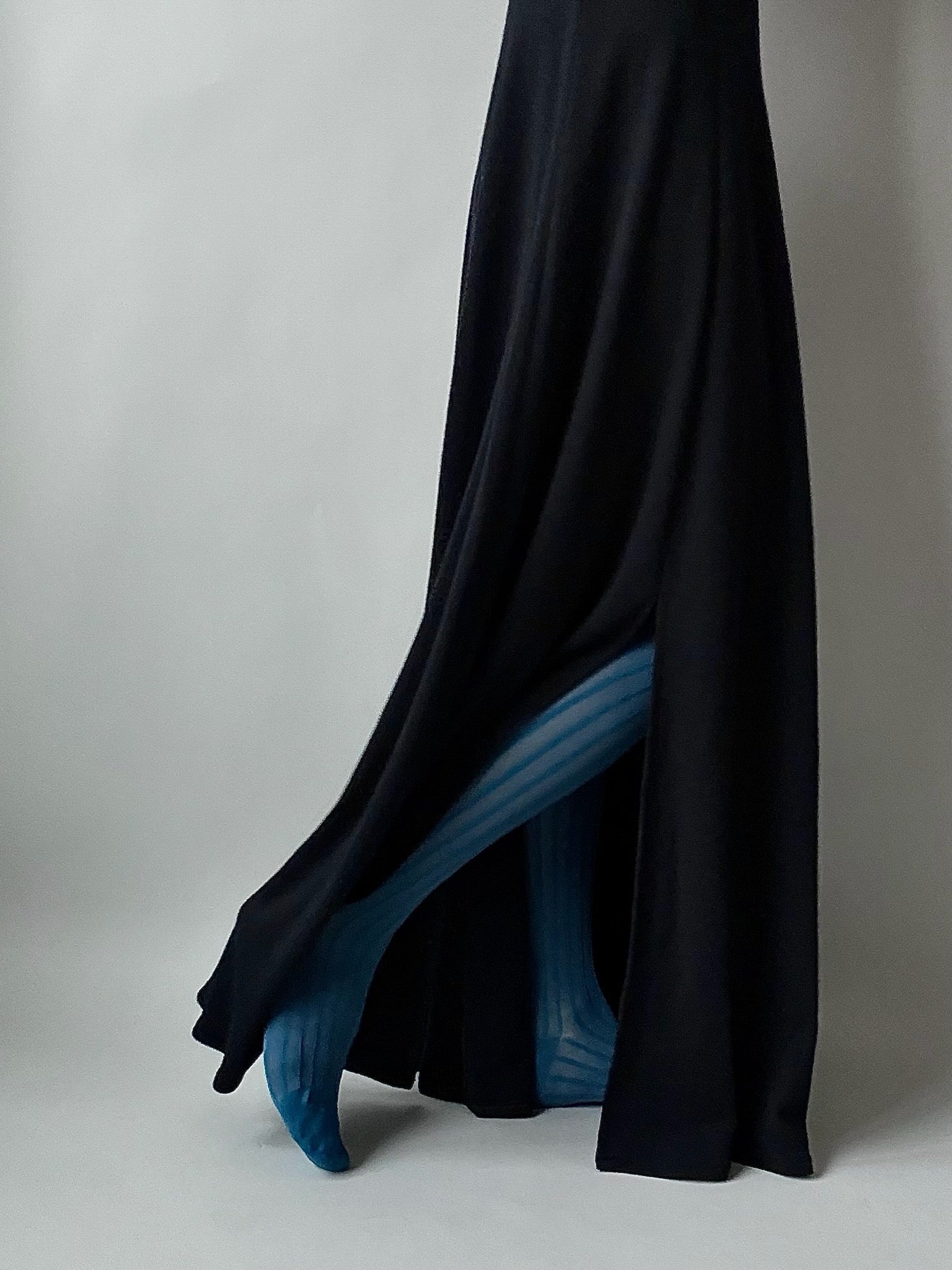 4slit maxi skirt_HAND MADE byMW