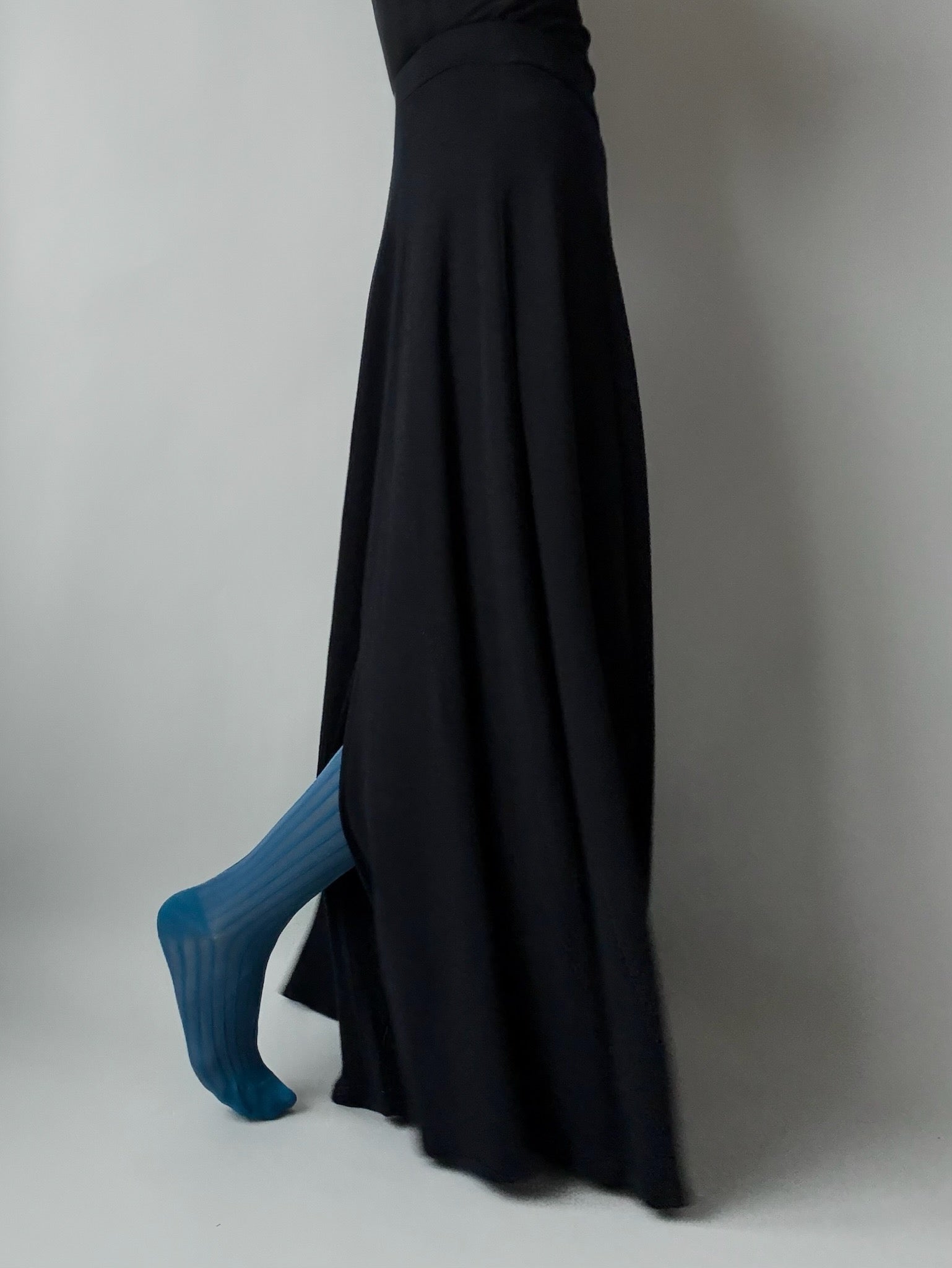 4slit maxi skirt_HAND MADE byMW
