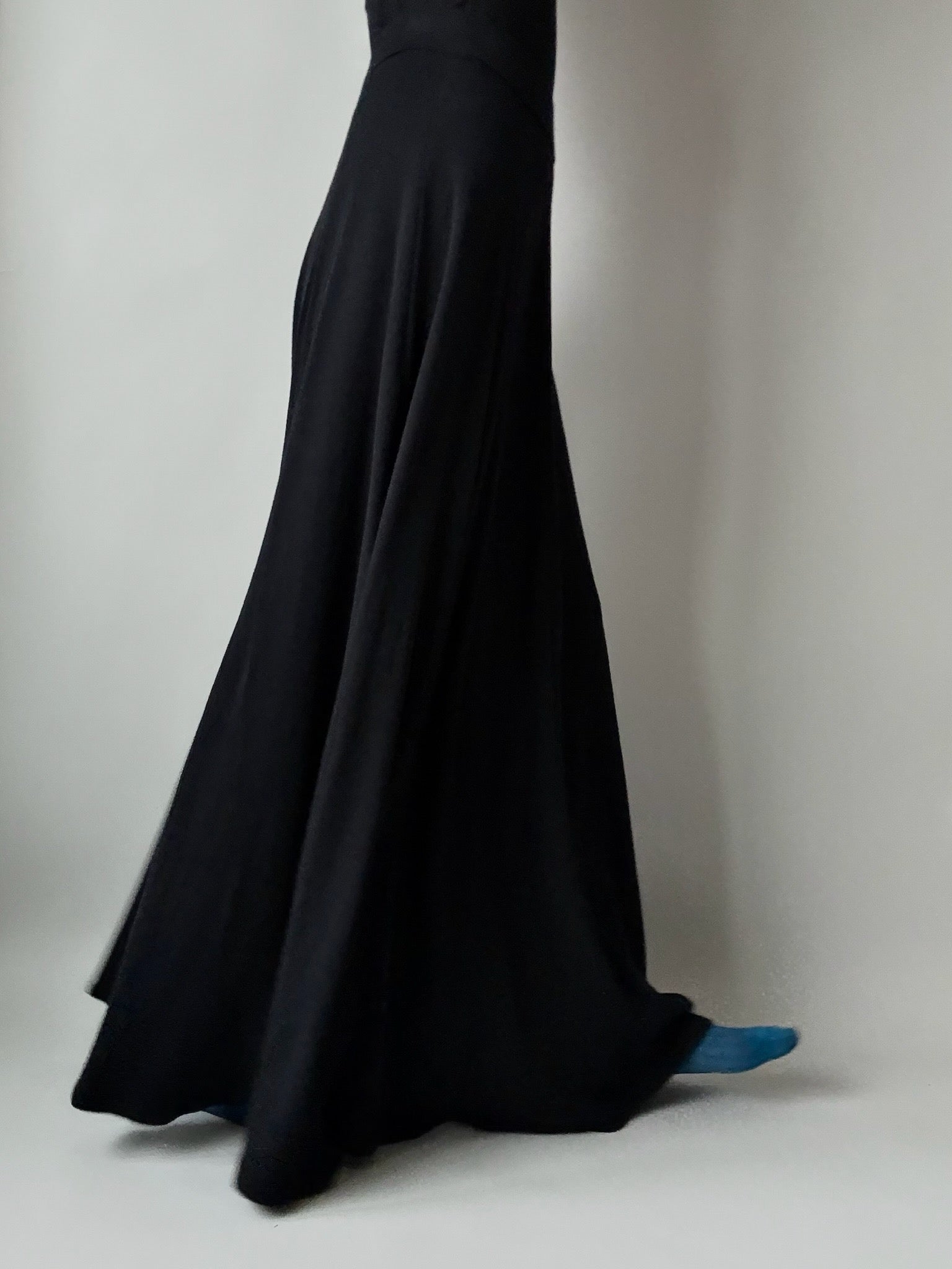 4slit maxi skirt_HAND MADE byMW