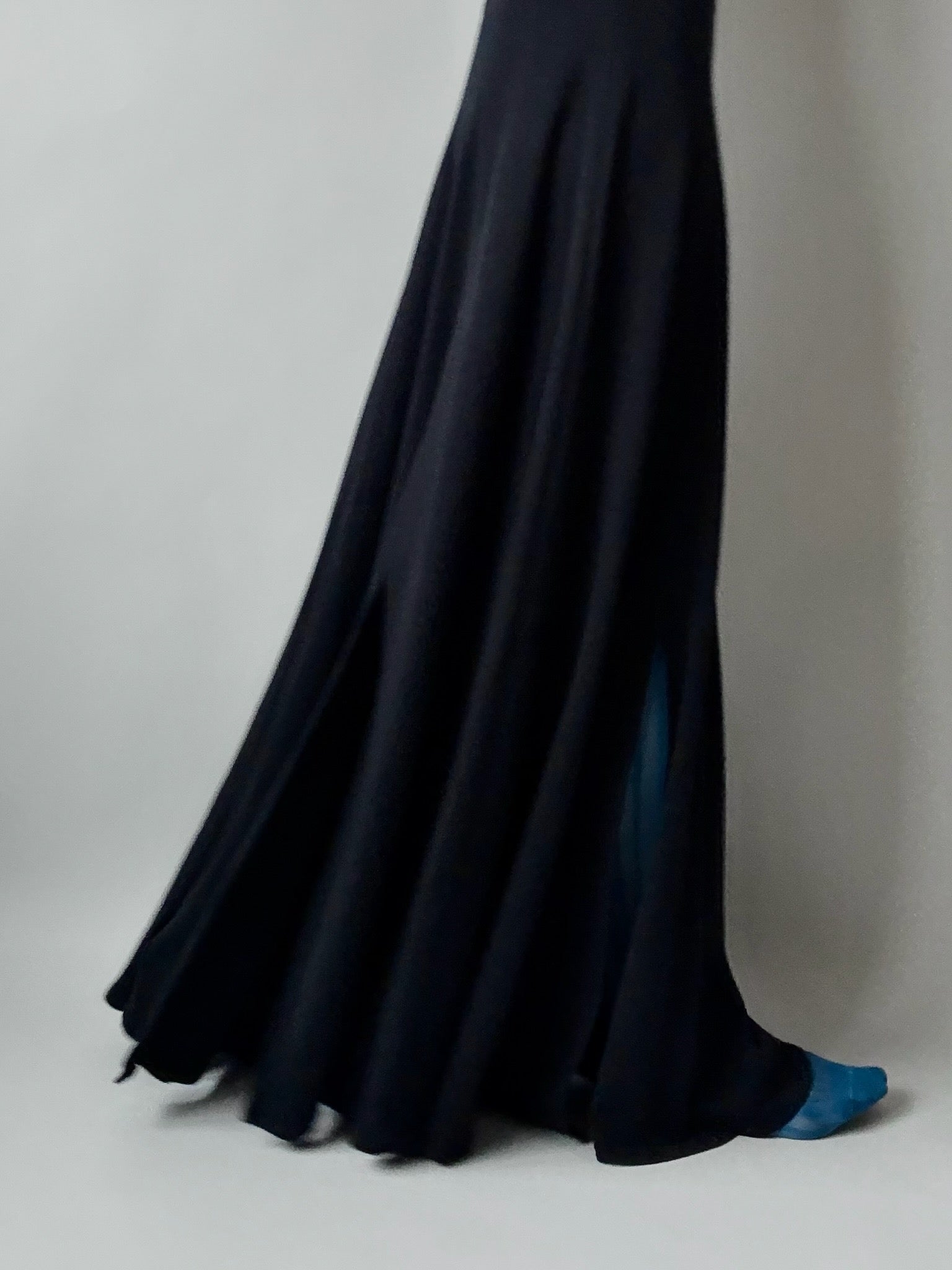 4slit maxi skirt_HAND MADE byMW